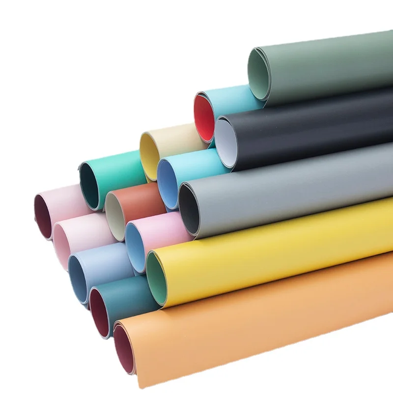 Photography Backdrop Paper 2 Sided Green Screen for Photo Studio Shoot 57*87 CM
