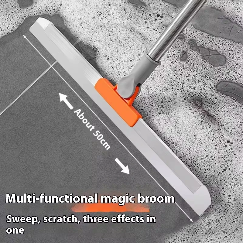 Multifunctional Magic Broom Water Scraper Silicone Wipers for Floor Scrubbing Water Sweep Floor Sweeping Kitchen Wipers 2
