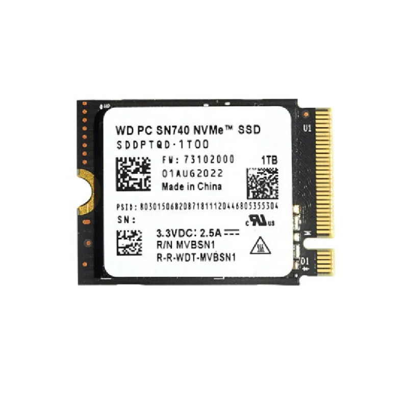 

Western Digital WD SN740 SSD 2TB 1TB 512GB Hard Drive M.2 2230 NVMe PCIe Gen 4x4 Solid State Drive for pc Laptop