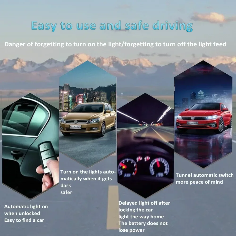 Headlight switch Car Fog Light Control Switch AUTO Headlight Button Sensor for VW Golf 4 Mk4 Tuning Passat B5 Polo 9N Bora Jetta Tiguan Touran