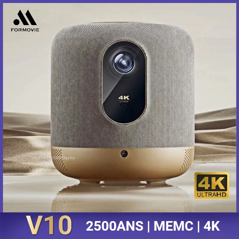 Laser Projector Fengmi Formoive V10 Real 4K Ultra 2500 Ansi Lumens Projection TV 2.1 Audio Channel Dolby Home Theater MEMC 240Hz