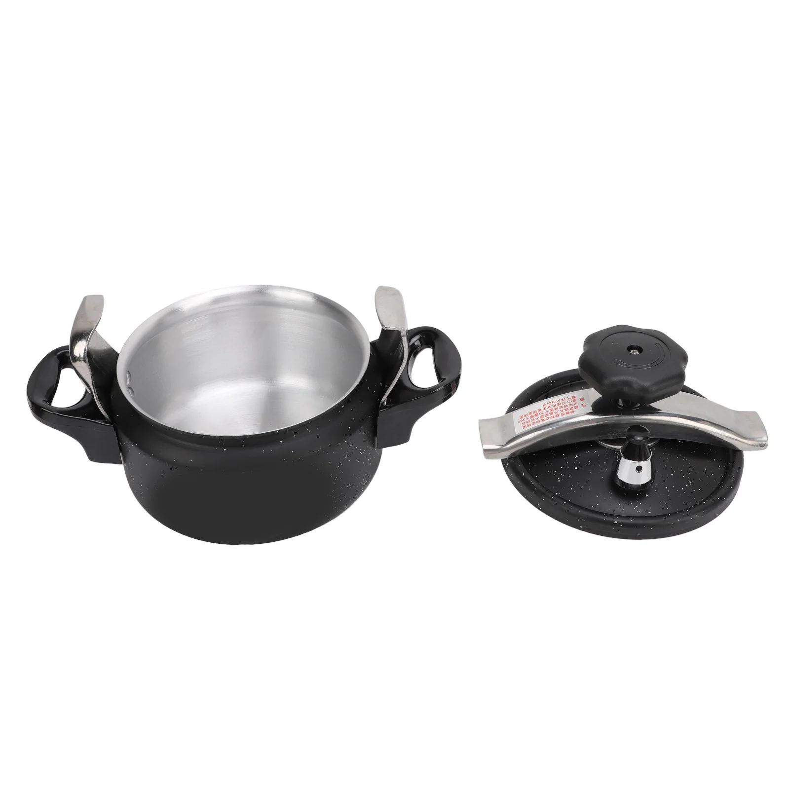 Home Pressure Cooker Pressure Cooker Pot Compound Bottom Aluminum Alloy Black Explosion Proof for Electric Stove for Gas Stove