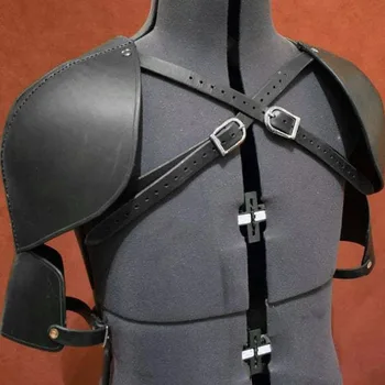 Armatura per spalle da cavaliere pirata vichingo medievale Pauldrons Costume cosplay rinascimentale LARP Outfit Festival Stage Club Accessry Prop