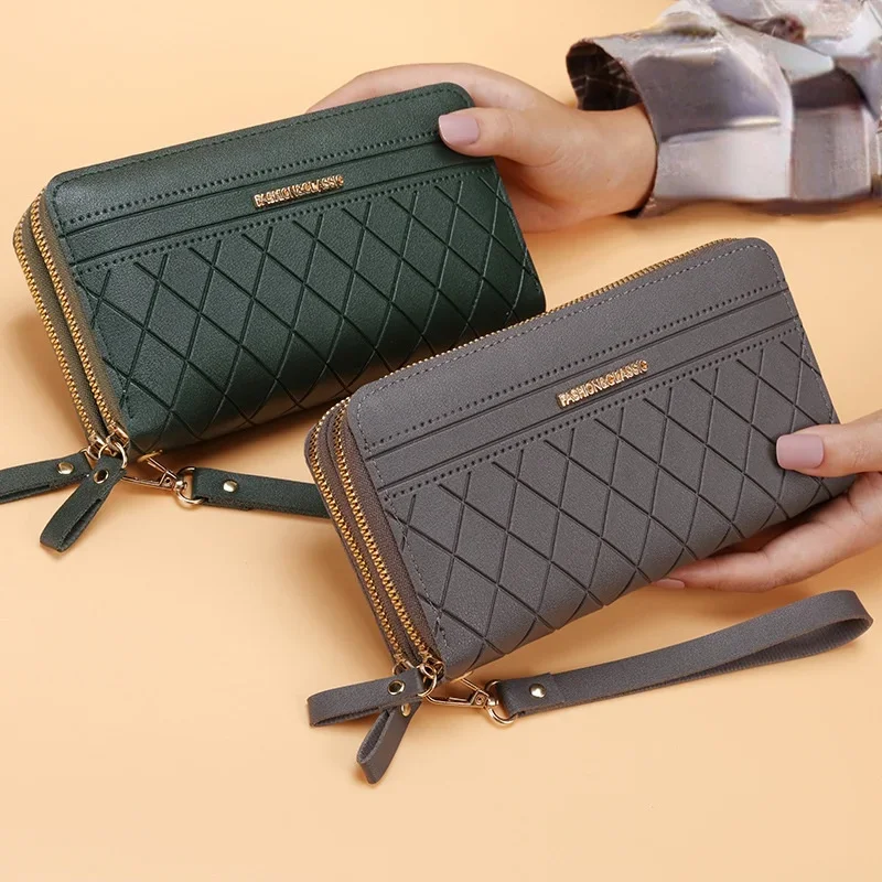 Long Women's Wallet Female Purses Tassel Coin Purse Card Holder Wallets Female Pu Leather Clutch Money Bag Pu Leather Wallet 2