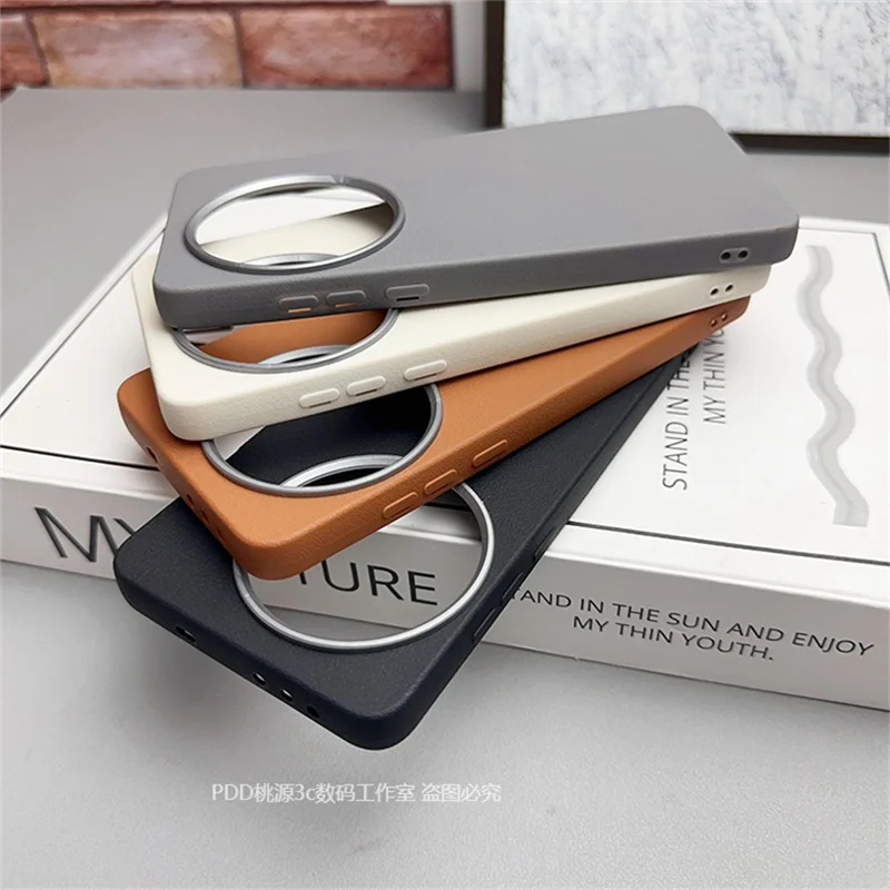 Luxury PU Silicone Back Cover: Soft Protective Shell Bumper