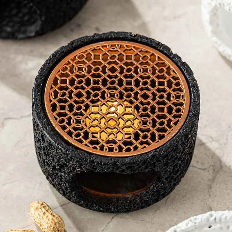 Creative Rock Texture Iron Art Cement Tableware Restaurant Insulation Plate Dessert Plate Sushi Specialty Tableware