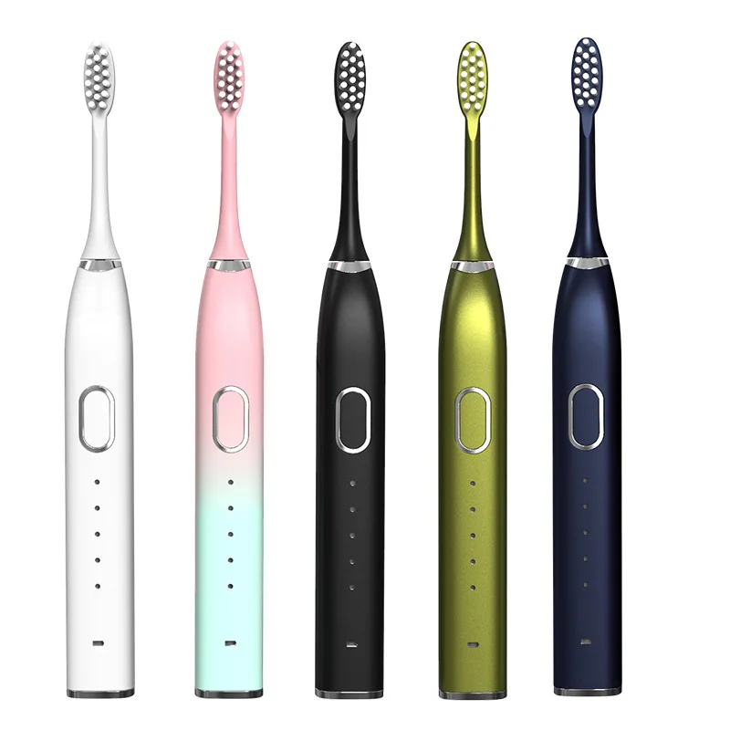 

Portable Waterproof Whitening Dupont Replaceable Bristles Rechargeable Sonic Vibration Oral Care Electric Toothbrush