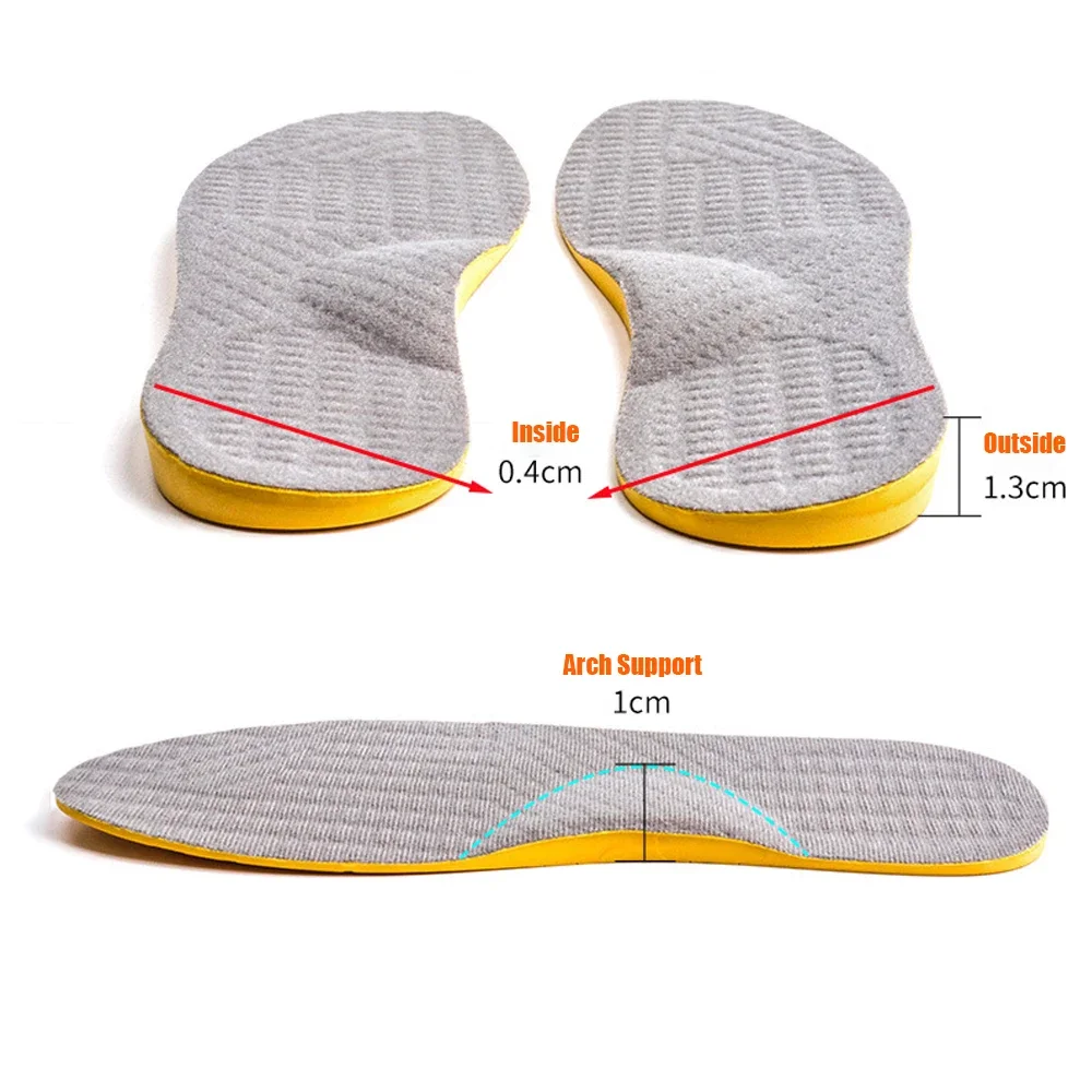 1 Pair Arch Support Insole for Flat Feet O/X-Leg Orthopedic Insoles Plantar Fasciitis Shoe Pads Adults Kids Foot Care Shoe Sole Sport insoles Sport orthopedic insoles Sports insoles Orthopedic insoles Shoe insoles