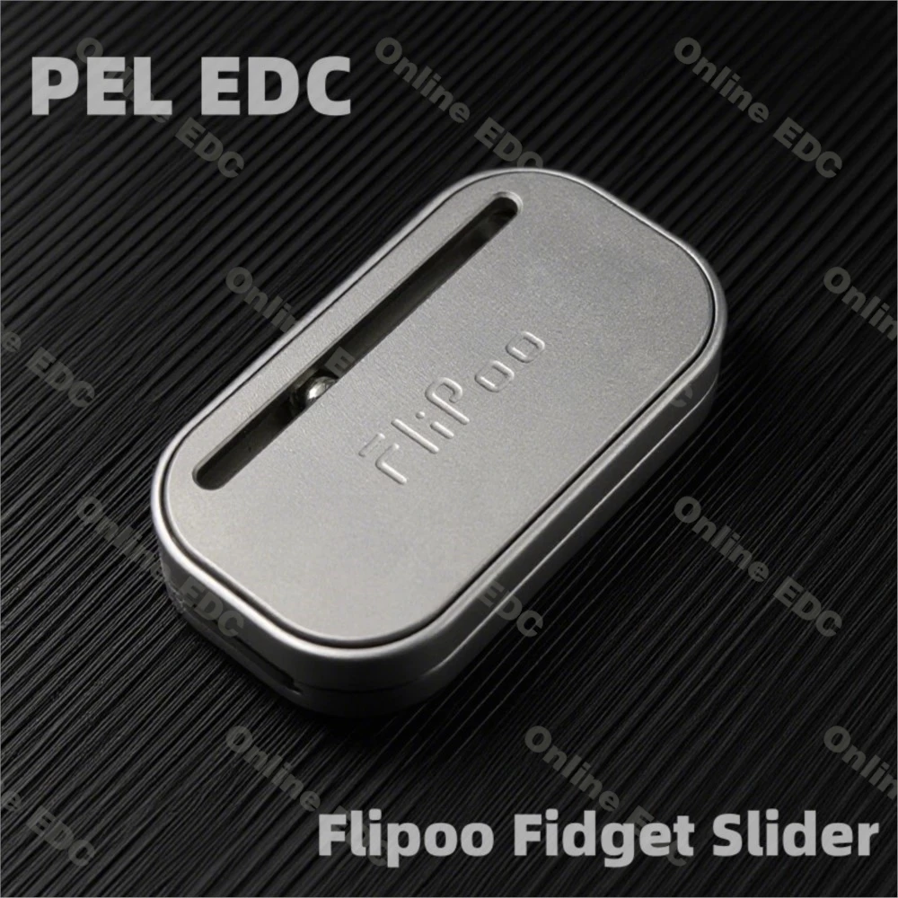 PELC FliPoo Stainless Steel フィジェットトイ PELC, FliPoo, Fidget Slider