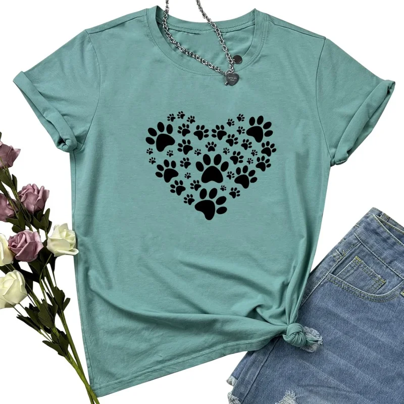 

Women's Cute T-shirt Creative Funny Pattern Fashion Loose Short Sleeve