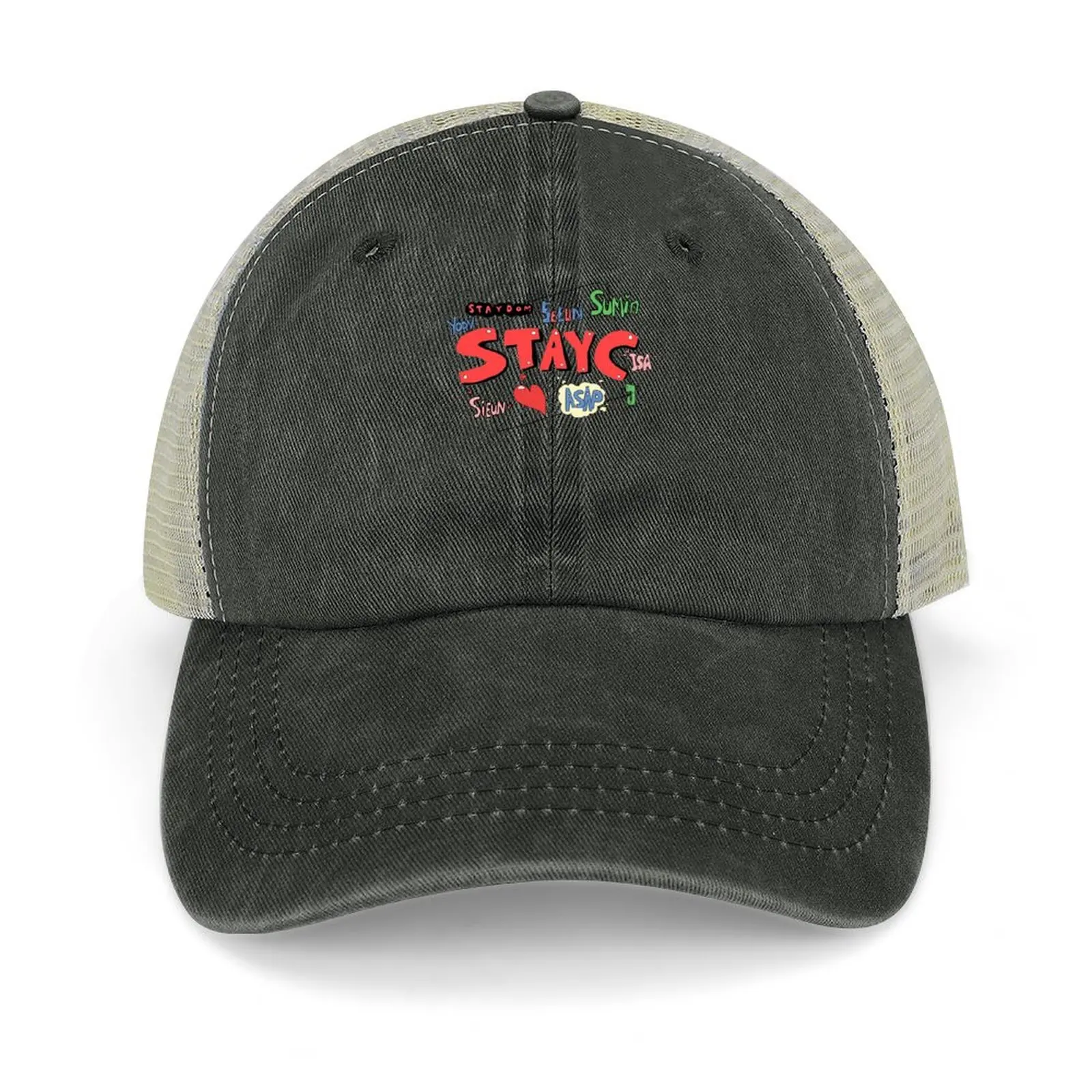 

Kpop stayc asap Cowboy Hat Sunhat Military Cap Man Women Beach Fashion Men's