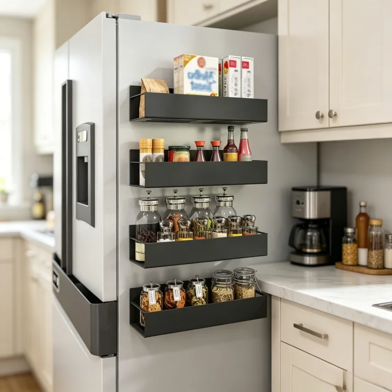 Magnetic Fridge Side Shelf 1