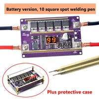12V Mini Automatic Spot Welding DIY Set for 18650 99 Gears of Power Adjustable Lithium Battery Spot Welder Machine Board Set 1