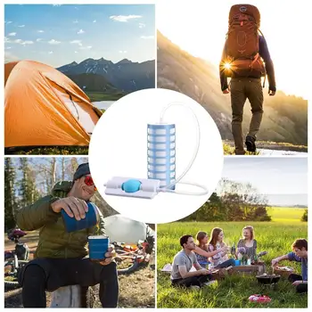 Outdoor Water Filter Survival Tools Water Filter System Camping Gear Lightweight Survival Water Purifier Portable Water Filter 4