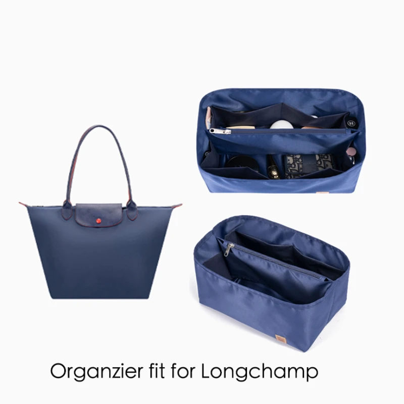 Inserto In Nylon Borsa Per Il Trucco Organizer Per Linner Per Longchamp Womens Travel Storage Tote Shaper Borsa Interna Borse Da Toilette Cosmetiche