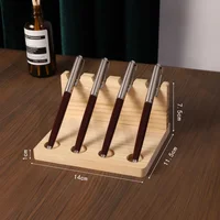 Wooden Pen Stand 4/10 Slots Wood Multifunction Desk Organizer - Pen Holder, Phone Stand & Storage Solution for Office and School 2