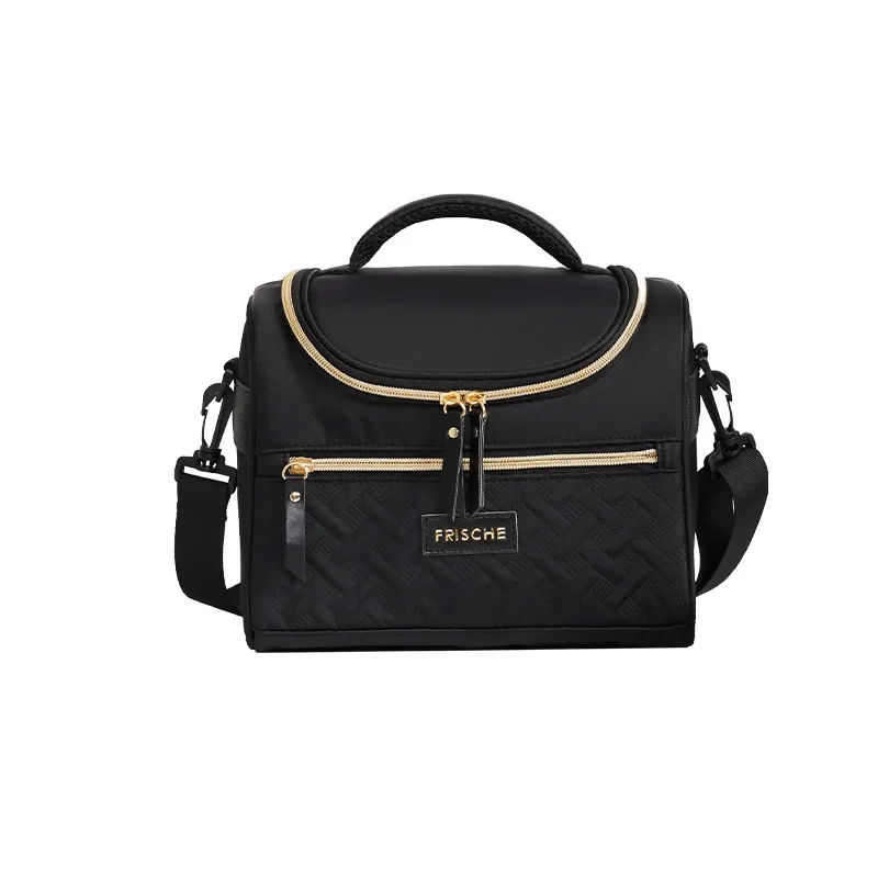 New women's shoulder insulated bag, ice pack, bento bag, large capacity thickened food refrigerated bag, student lunch box bag 6