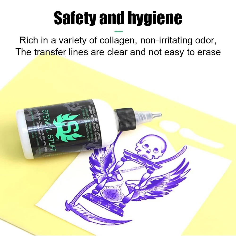 250/120/30ML Professional Tattoo Stencil Magic Gel Thermal Copier Gel Transfer Stuff Solution Cream Tattoo Accessories 2
