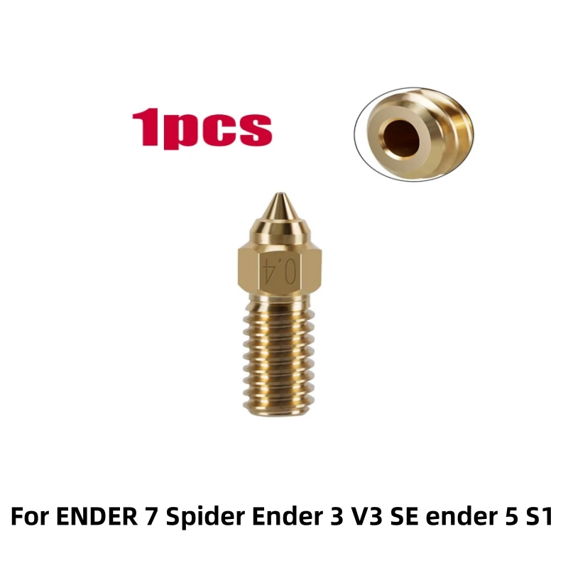 Enhanced High-Speed Nozzle Set for 3D Printers (0.2 - 1.0mm, 3/5/10pcs)