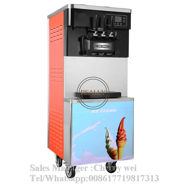 

Hot sale coldelite ice cream bar machine with universal wheels