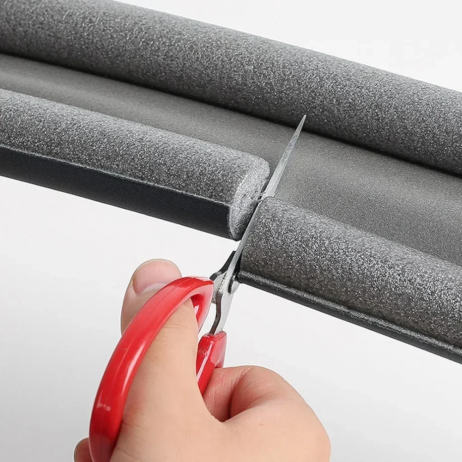 Door Seal Strip Adjustable Door Bottom Sealing Strip Under Door Draft Stopper Thicker Anti-Cold Gap Blocker Sealing Weather Strips 93cm, door seal strip, sealing strip tape, sealing strip, rubber door weatherstripping, door weatherstripping, door draft stopper