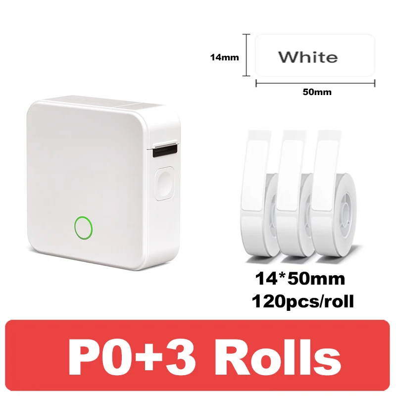 Holyhah P0 طابعة ملصقات لاسلكية محمولة طابعة ملصقا...