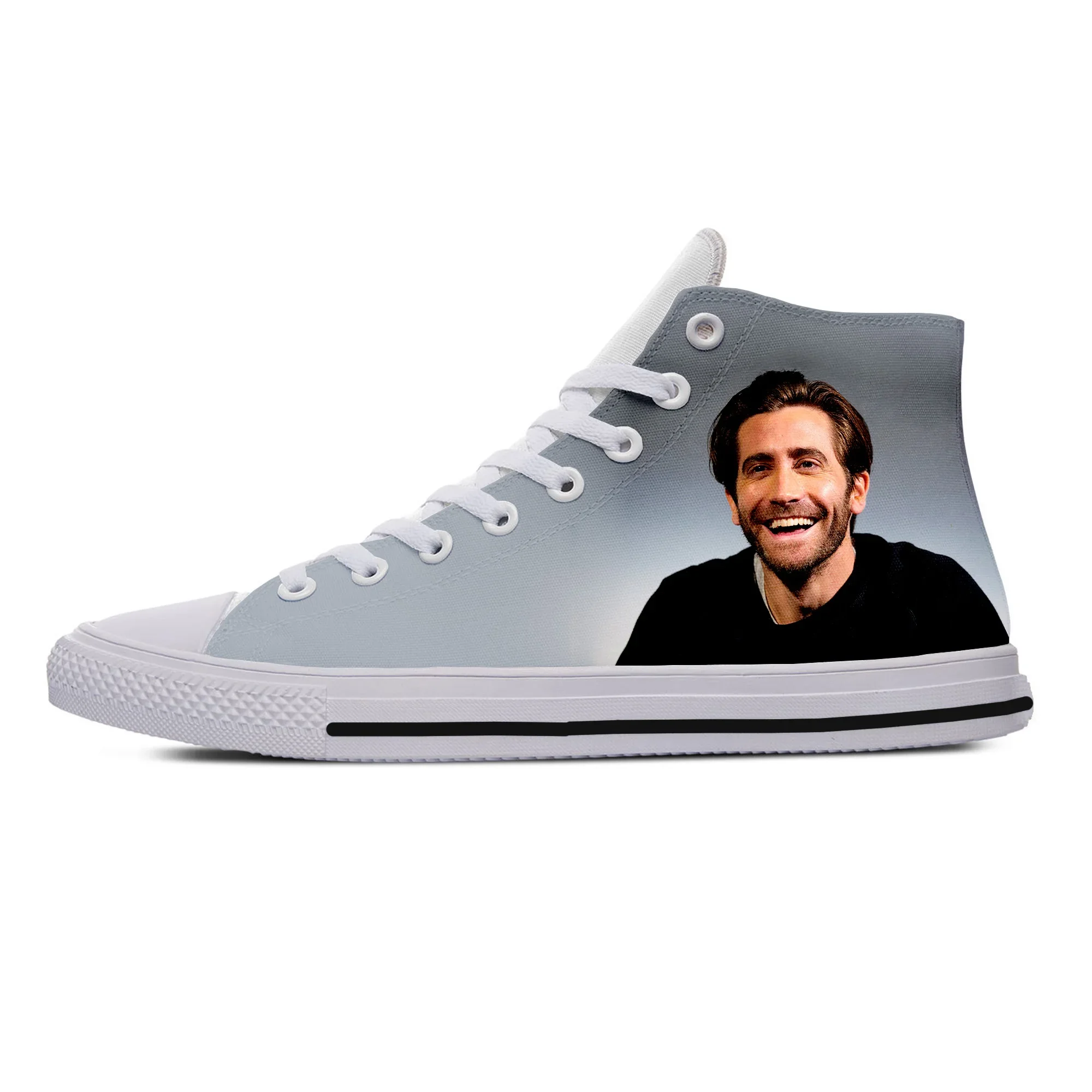 Hot Cool Fashion Jake Gyllenhaal High Sneakers Men Women High Quality Handiness Casual Shoes High Help Classic Board Shoes