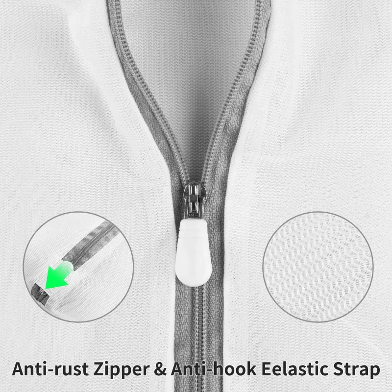 Fine Net Laundry Bag Clothing Care Washing Machines Dirty Laundry Basket Travel Shoes Mesh Bags Woman Bra Clothes Organizer 2
