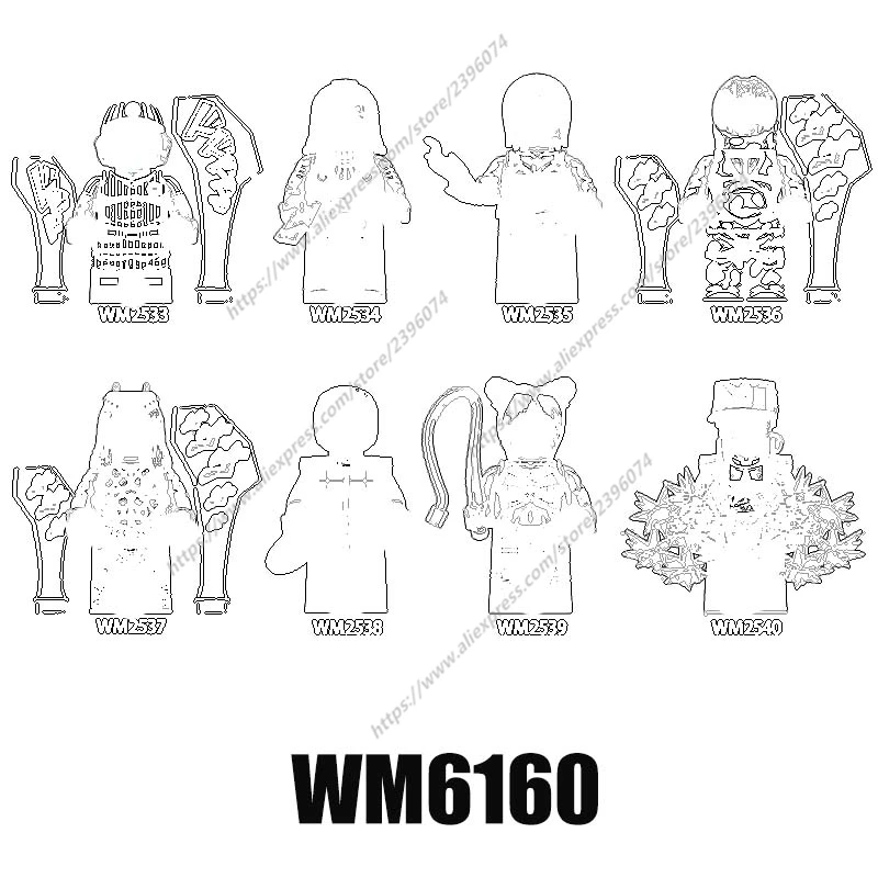 

Фигурки героев мультфильмов, ТВ, аниме Модели, экшн-фигурки WM6060 WM6061 WM2533 WM2534 WM2535 WM2536 WM2537 WM2538 WM2539 WM2540