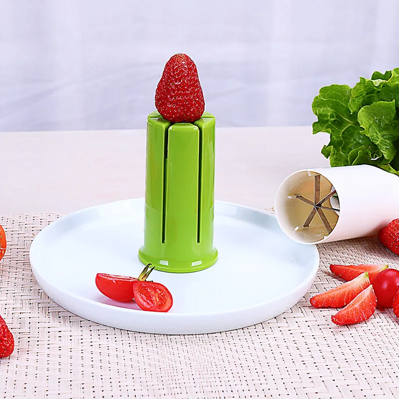 3PCS Cucumber Cutter Stainless Steel Grater Multifunctional Fruit and Vegetable Splitter Home Kitchen Cucumber Slicing Tool
