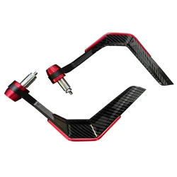 Universal Windproof Handlebar Protectors with Aluminum Reinforcement (NEW Red)