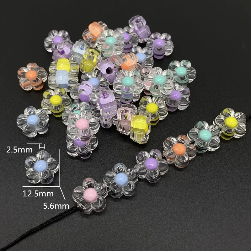 20 pcs Various Styles Acrylic Beads Heart Star Shape Charms Bracelet Necklace For Jewelry Making DIY Accessories jewelry accessories charm beads charms beads beads for jewelry making loose beads acrylic beads