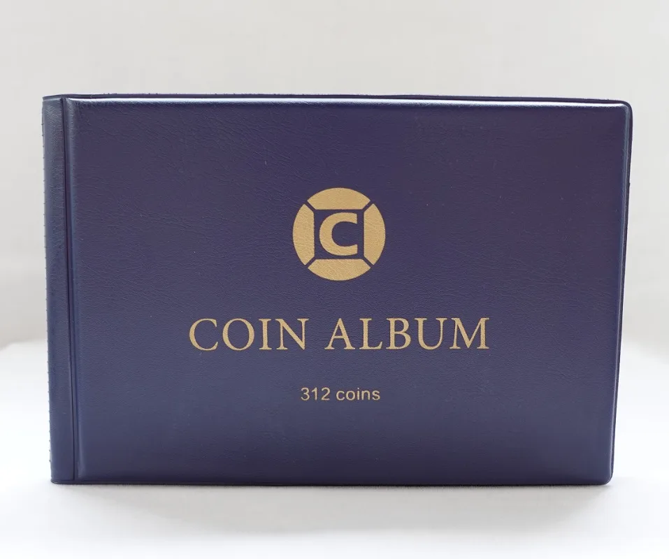 PVC Coin Collection Book with Stickers Storage for Coins