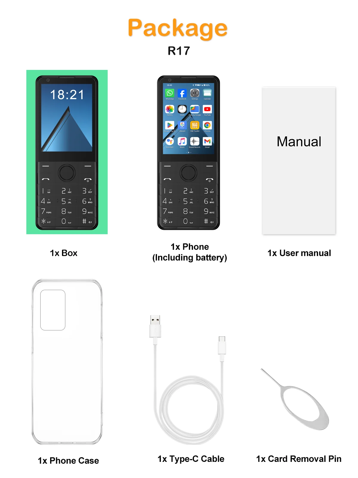 ANDROID - r17 パレドール SERVO R17 タッチスクリーン 4G LTE スマートフォン Android13