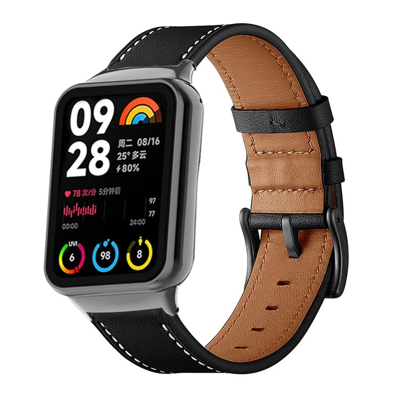 

Leather Strap for Mi Band 8 Pro Smart Band Accessories Bracelets for xiaomi miband 8 pro Watchband for mi band 8 pro Wristbands