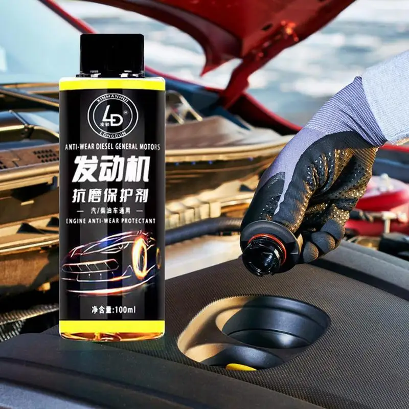 Engine Protective Agent Noise Reduction Anti-Wear Automotive Engine Protective Agent 100ml Automotive Lubricant Restore