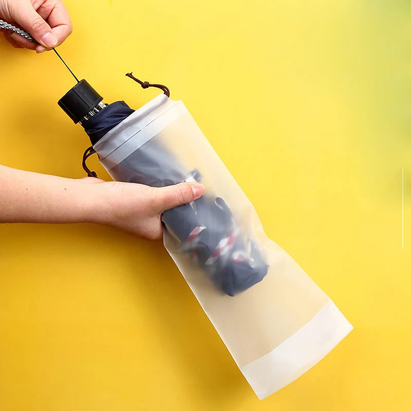 Umbrella Storage Bag Summer Frosted Bidirectional Portable Waterproof Wear And Dirt Resistant Drawstring Bundle Pocket umbrella storage bag umbrella cover