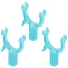 3 Pcs Home Clothes Rod Connector Aluminum Alloy Telescopic Pole Drying Heads Plastic 6