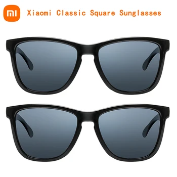 Xiaomi Mijia Occhiali da sole quadrati classici TAC Lenti polarizzate Occhiali Retro Light Frame Protezione UV senza viti Driver Donna Uomo