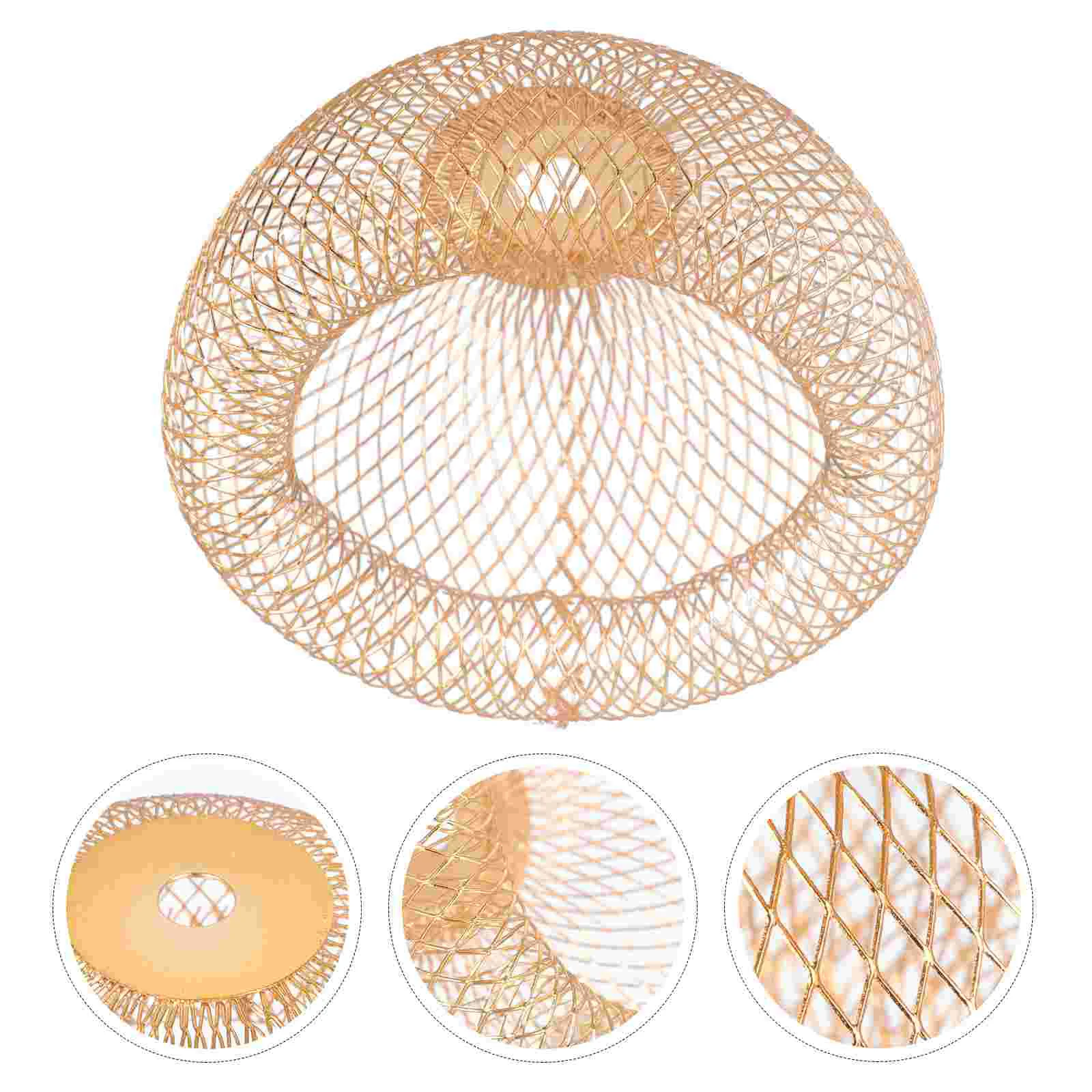 

Lampshade Frame Dining Room Light Fixtures Over Table Shade Hanging Rattan Lamp Pendant Light Shade Chandelier Light Shade