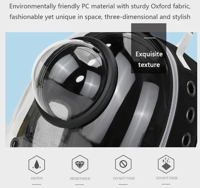 Title 4, Breathable Pet Carrying Bag, Space Pet Backpack...