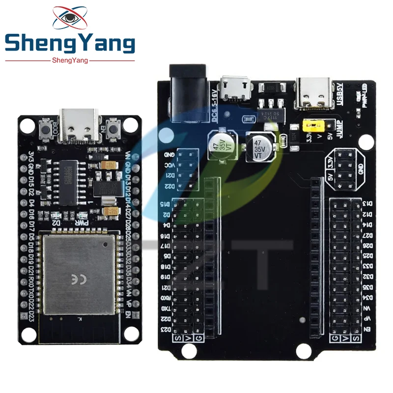 บอร์ดพัฒนา ESP32 ดูอัลคอร์ WiFi+Bluetooth