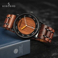 Men Watches BOBO BIRD Wooden Quartz Watch Date Display Casual Customized Wristwatch For Men Unique Custom Holiday Christmas Gift 1
