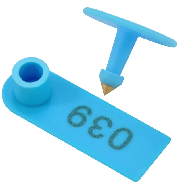 Kariloomade kõrvamärgid 100 numbriga lamba identifitseerimissilt Põllumajandusloomade tarvikud kitsedele sigadele kõrvarõngad lehmad veise marker