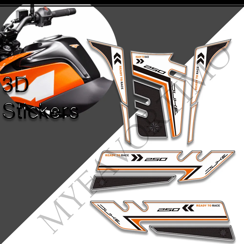 

Motorcycle Stickers Decals Tank Pad For KTM DUKE 250 Grips Protection Knee 2011 - 2018 2019 2020 2021 2022