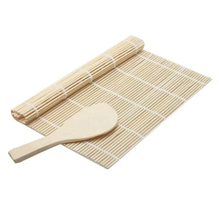 Description Picture 6 of itemA Set Of Rolling Pad Sushi Spoon Kitchen Gadgets Cooking Accessories Bamboo Sushi Making Tools DIY Rice Balls