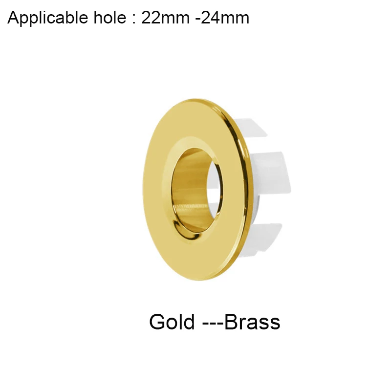 The Brass Material Overflow Hole Installed In The Washbasin Which Is Easy To Replace And Will Not Rust