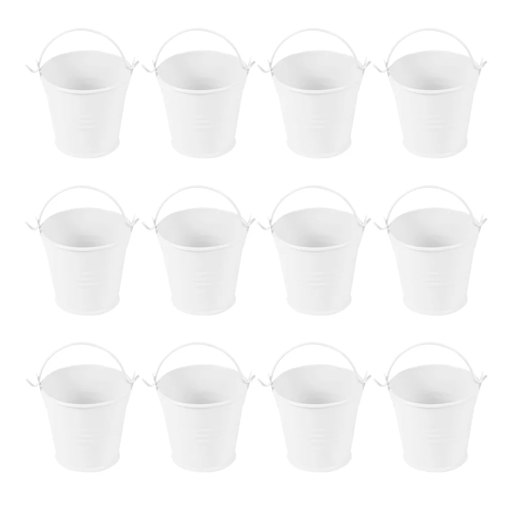 

Fomiyes Vintage Decor Mini Metal Bucket Pails Vintage Plants Pots Planter Handles Party Favors Succulents Wedding Decor