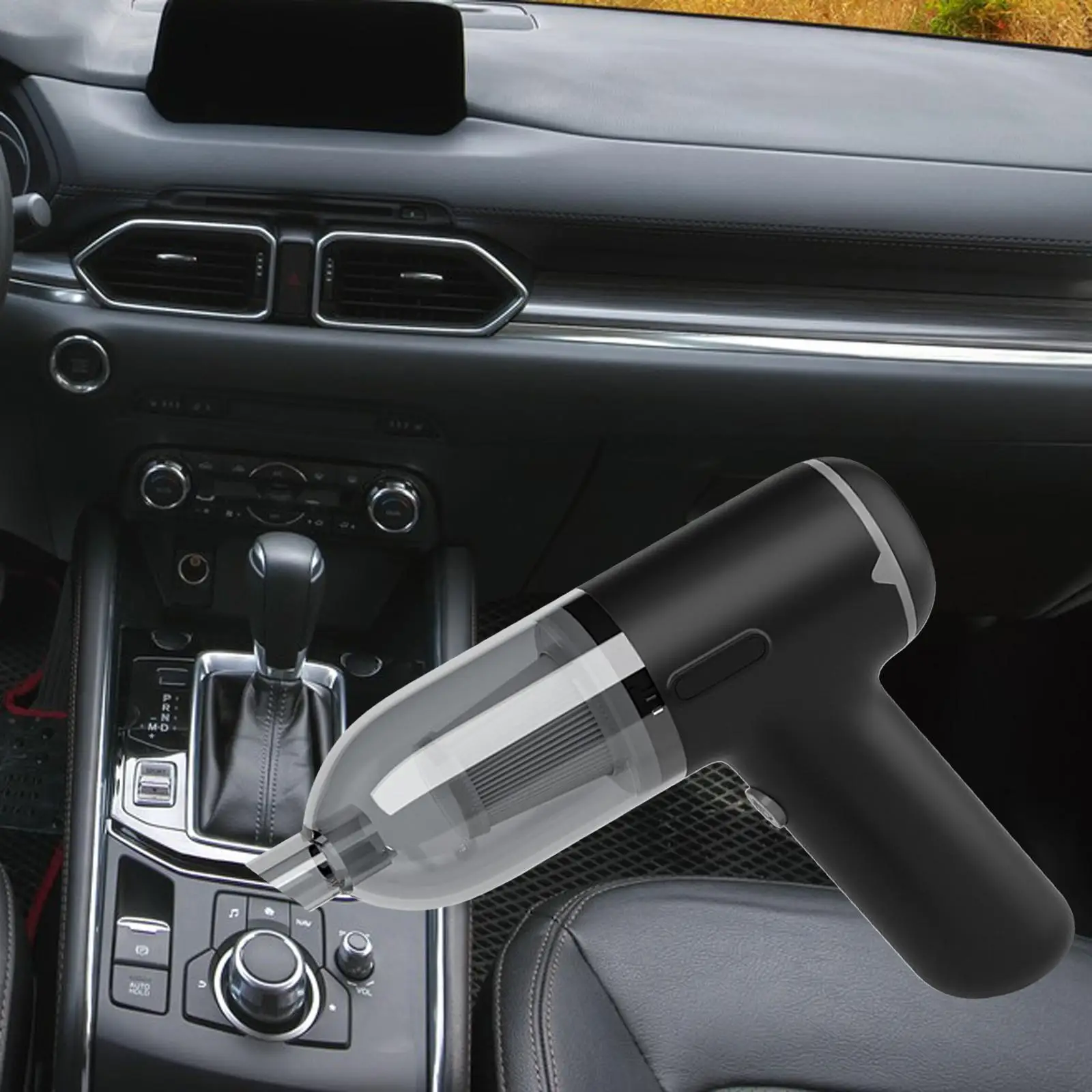 Handheld car vacuum cleaner USB rechargeable for car dashboards sofa