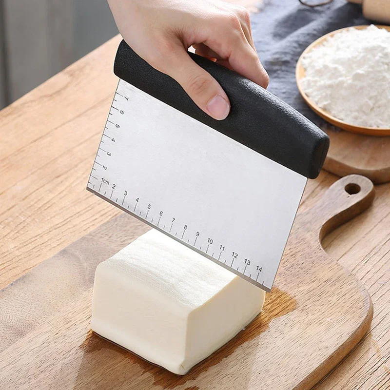 Dough Pastry Scraper Pizza Cutter Baking Knife Kitchen Utensil baking tool dough scraper baking accessories